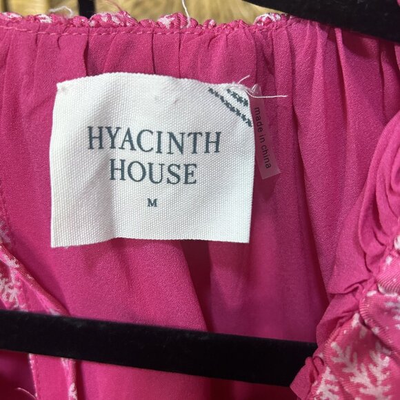 Tuckernuck Hyacinth House Pink Puff Sleeve Oversized Dress - Picture 4 of 9